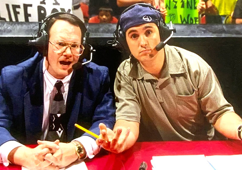 Jim Cornette with Shane McMahon - WWF/WWE - 1998