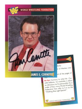 Jim Cornette 1995 WWF Magazine Card
