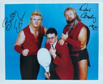 8x10 Photo of the Midnight Express (Eaton & Condrey) with Jim Cornette