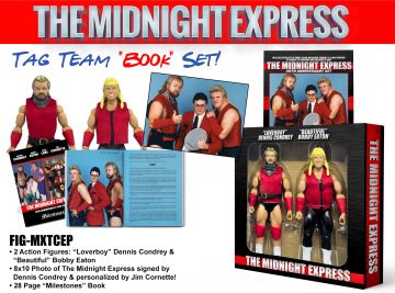The Midnight Express Tag Team Set - Eaton & Condrey w/Photo & Book