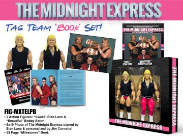 The Midnight Express Tag Team Set - Eaton & Lane w/Photo & Book