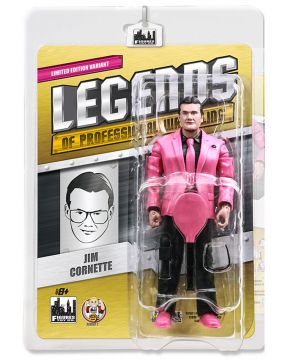 Jim Cornette Legends Action Figure Pink & Black Breast Cancer