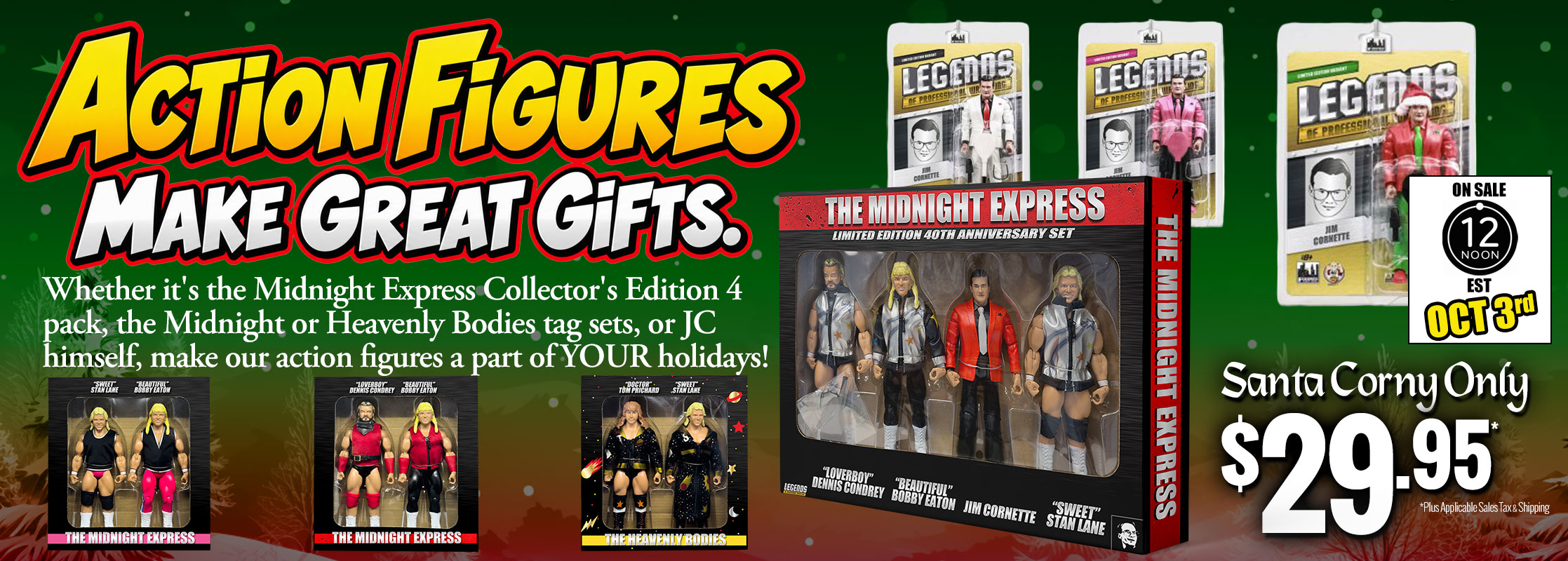 Jim Cornette Action Figures Make Great Gifts!